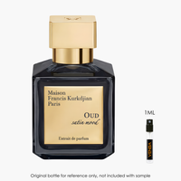 Maison Francis Kurkdjian Oud Satin Mood Extrait by Maison Francis Kurkdjian for Unisex — 5mL authentic sample decant |...