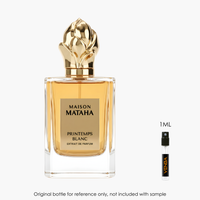 Maison Mataha Printemps Blanc Extrait by Maison Mataha for Unisex — 1mL authentic niche perfume | Venba Fragrance