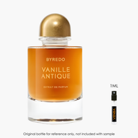 Byredo Parfums Vanille Antique Extrait by Byredo Parfums for Unisex — 5mL authentic sample decant | Venba Fragrance