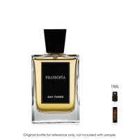 Day Three Fragrances Filosofia Extrait by Day Three Fragrances for Unisex — fragrance bottle close-up | Venba Fragrance
