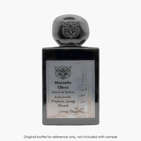 Lorenzo Pazzaglia Narcotix Citrus Extrait by Lorenzo Pazzaglia for Unisex — fragrance bottle close-up | Venba Fragrance