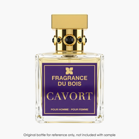 Fragrance du Bois Cavort Extrait by Fragrance du Bois for Unisex — fragrance bottle close-up | Venba Fragrance
