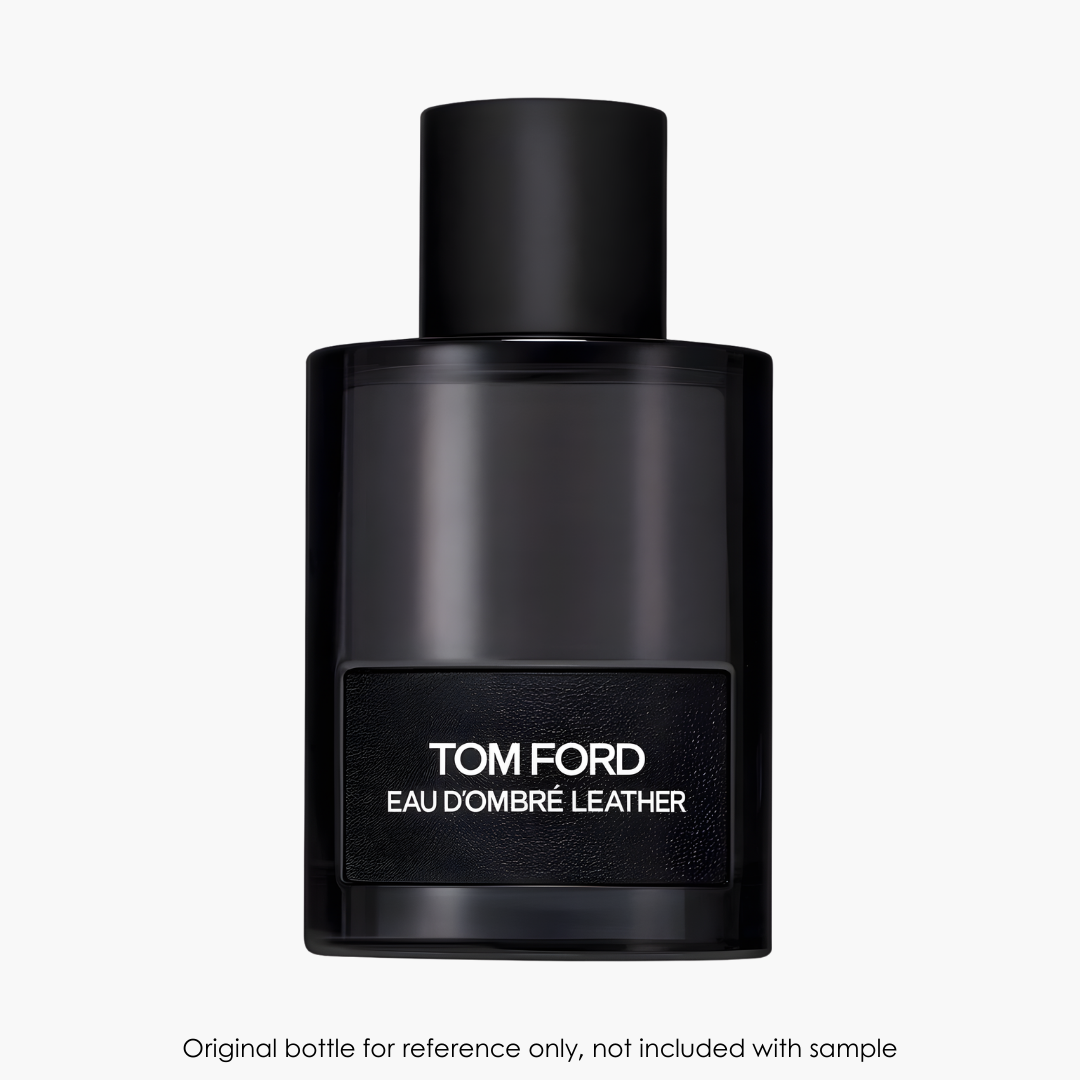 Tom Ford Eau D'Ombre Leather Parfum EDT by Tom Ford for Men — fragrance bottle close-up | Venba Fragrance