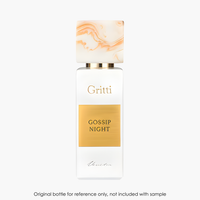Gritti Gossip Night EDP by Gritti for Men — fragrance bottle close-up | Venba Fragrance