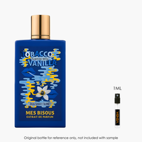 Mes Bisous Tobacco Flirting With Vanilla Extrait by Mes Bisous for Unisex — 1mL authentic niche perfume | Venba Fragrance