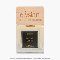 Elysian Lavender Milk Tea Extrait by Elysian for Unisex — fragrance bottle close-up | Venba Fragrance