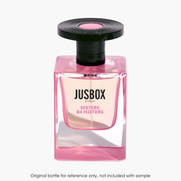 Jusbox Sisters B4 Misters EDP by Jusbox for Men — fragrance bottle close-up | Venba Fragrance