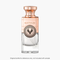Electimuss Trajan EDP by Electimuss for Unisex — fragrance bottle close-up | Venba Fragrance