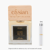Elysian Lavender Milk Tea Extrait by Elysian for Unisex — fragrance bottle close-up | Venba Fragrance