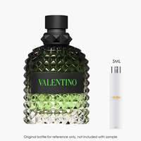 Valentino Uomo Born In Roma Green Stravaganza EDT by Valentino for Men — fragrance bottle close-up | Venba Fragrance