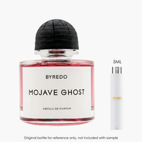 Byredo Parfums Mojave Ghost Absolu De Parfum by Byredo Parfums for Unisex — sample vial close-up | Venba Fragrance