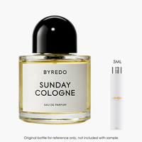 Byredo Parfums Sunday Cologne EDP by Byredo Parfums for Unisex — fragrance bottle close-up | Venba Fragrance