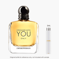 Emporio Armani Stronger With You Only EDT by Emporio Armani for Men — sample vial close-up | Venba Fragrance