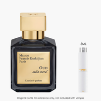 Maison Francis Kurkdjian Oud Silk Mood Extrait by Maison Francis Kurkdjian for Unisex — sample vial close-up | Venba...