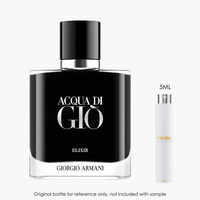 Giorgio Armani Acqua Di Gio Elixir EDP by Giorgio Armani for Men — fragrance bottle close-up | Venba Fragrance