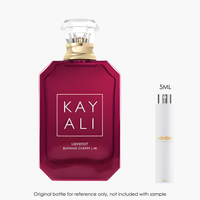 Kayali Lovefest Burning Cherry EDP by Kayali for Unisex — sample vial close-up | Venba Fragrance