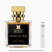 Fragrance du Bois Minuit Et Demi EDP by Fragrance du Bois for Unisex — fragrance bottle close-up | Venba Fragrance
