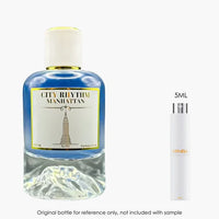City Rhythm Manhattan Extrait by City Rhythm for Unisex — fragrance bottle close-up | Venba Fragrance