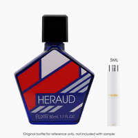 Tauer Perfumes Heraud Elixir Extrait by Tauer Perfumes for Unisex — fragrance bottle close-up | Venba Fragrance