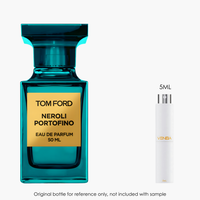 Tom Ford Neroli Portofino EDP by Tom Ford for Unisex — fragrance bottle close-up | Venba Fragrance