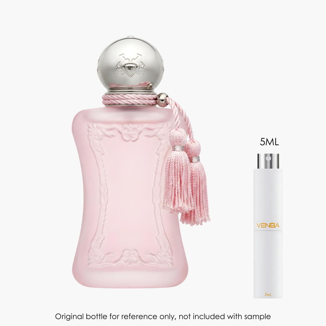 Parfums De Marly Delina La Rosee EDP by Parfums de Marly for Men — fragrance bottle close-up | Venba Fragrance