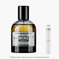 Mine Perfume Lab Good Morning Sir EDP by Mine Perfume Lab for Men — sample vial close-up | Venba Fragrance