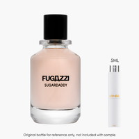 Fugazzi SugarDaddy Extrait by Fugazzi for Unisex — fragrance bottle close-up | Venba Fragrance