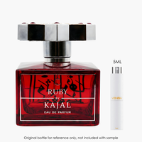 Kajal Ruby EDP by Kajal Perfumes for Unisex — fragrance bottle close-up | Venba Fragrance