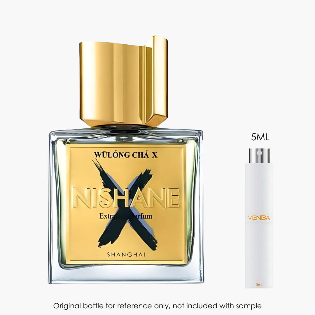 Nishane Wulong Cha X Extrait by Nishane for Unisex — fragrance bottle close-up | Venba Fragrance
