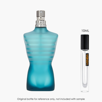 Jean Paul Gaultier Le Male EDT by Jean Paul Gaultier for Men — fragrance bottle close-up | Venba Fragrance