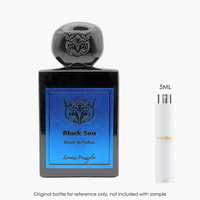 Lorenzo Pazzaglia Black Sea Extrait by Lorenzo Pazzaglia for Unisex — fragrance bottle close-up | Venba Fragrance