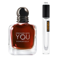 Emporio Armani Stronger With You Powerfully EDP by Emporio Armani for Men — sample vial close-up | Venba Fragrance