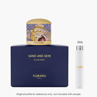 Floraiku Sand and Skin EDP by Floraiku for Unisex — fragrance bottle close-up | Venba Fragrance