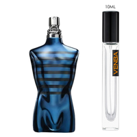Jean Paul Gaultier Le Male In Blue EDP by Jean Paul Gaultier for Men — sample vial close-up | Venba Fragrance