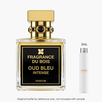 Fragrance Du Bois Oud Bleu Intense Extrait by Fragrance du Bois for Unisex — fragrance bottle close-up | Venba Fragrance