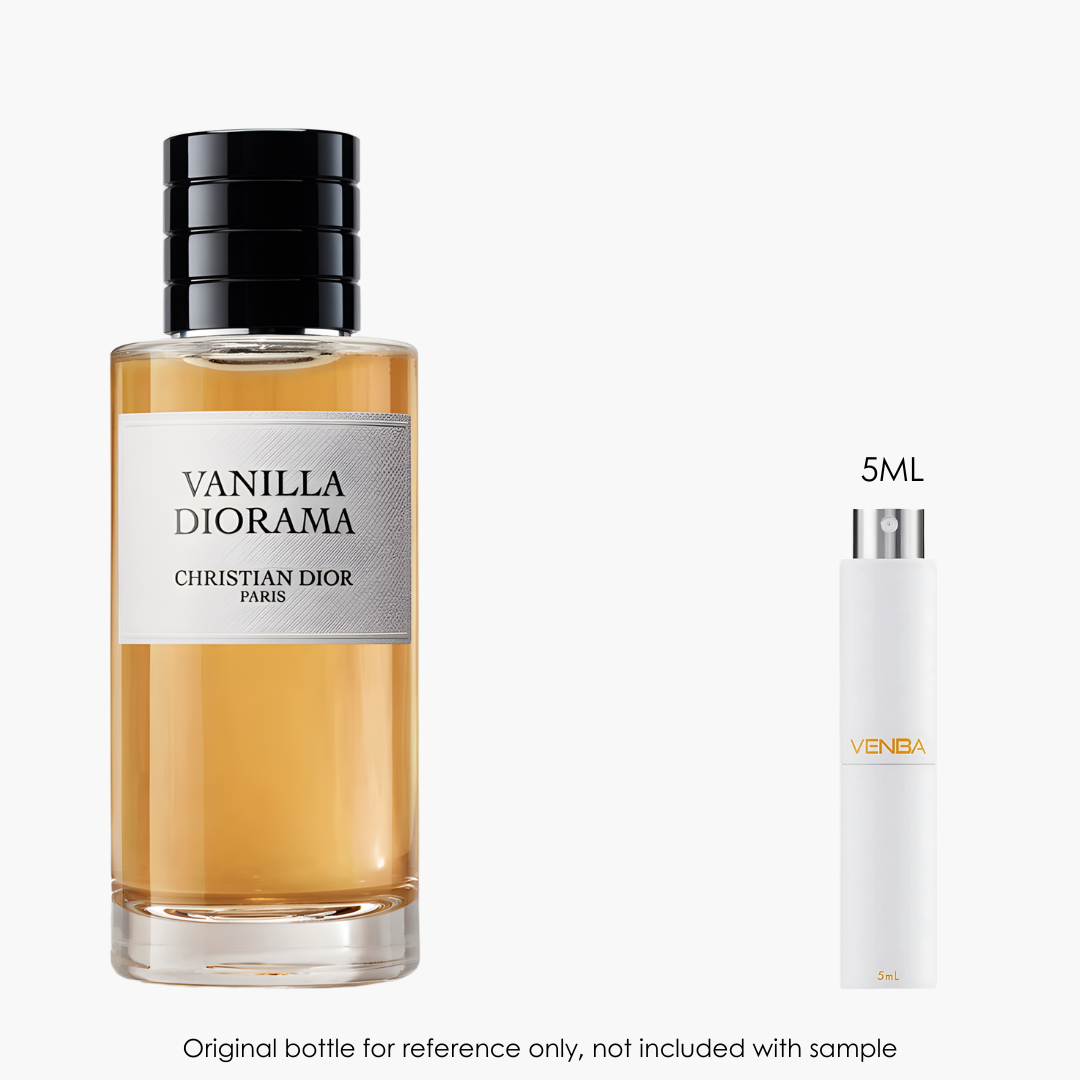 Dior Vanilla Diorama EDP by Dior for Unisex — sample vial close-up | Venba Fragrance