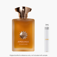 Amouage Overture Man EDP by Amouage for Men — fragrance bottle close-up | Venba Fragrance