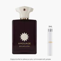Amouage Boundless EDP by Amouage for Unisex — fragrance bottle close-up | Venba Fragrance
