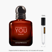 Emporio Armani Stronger With You Parfum by Emporio Armani for Men — fragrance bottle close-up | Venba Fragrance