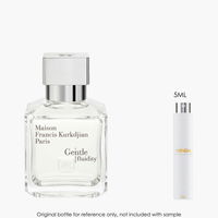 Maison Francis Kurkdjian Gentle Fluidity Silver EDP by Maison Francis Kurkdjian for Unisex — sample vial close-up | Venba...