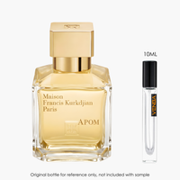 Maison Francis Kurkdjian APOM EDP by Maison Francis Kurkdjian for Unisex — fragrance bottle close-up | Venba Fragrance