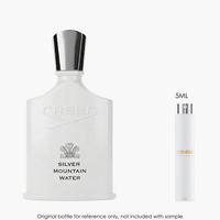 Creed Silver Mountain Water EDP by Creed for Unisex — fragrance bottle close-up | Venba Fragrance