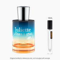 Juliette Has A Gun Vanilla Vibes EDP by Juliette Has A Gun — sample vial close-up | Venba Fragrance