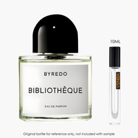 Byredo Bibliotheque EDP by Byredo Parfums for Unisex — sample vial close-up | Venba Fragrance