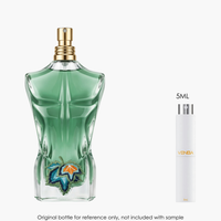 Jean Paul Gaultier Le Beau Paradise Garden EDP by Jean Paul Gaultier for Men — fragrance bottle close-up | Venba Fragrance