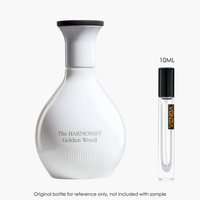 The Harmonist Golden Wood Parfum by The Harmonist for Unisex — sample vial close-up | Venba Fragrance