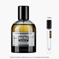 Mine Perfume Lab Good Morning Sir EDP by Mine Perfume Lab for Men — sample vial close-up | Venba Fragrance