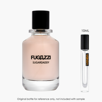 Fugazzi SugarDaddy Extrait by Fugazzi for Unisex — fragrance bottle close-up | Venba Fragrance