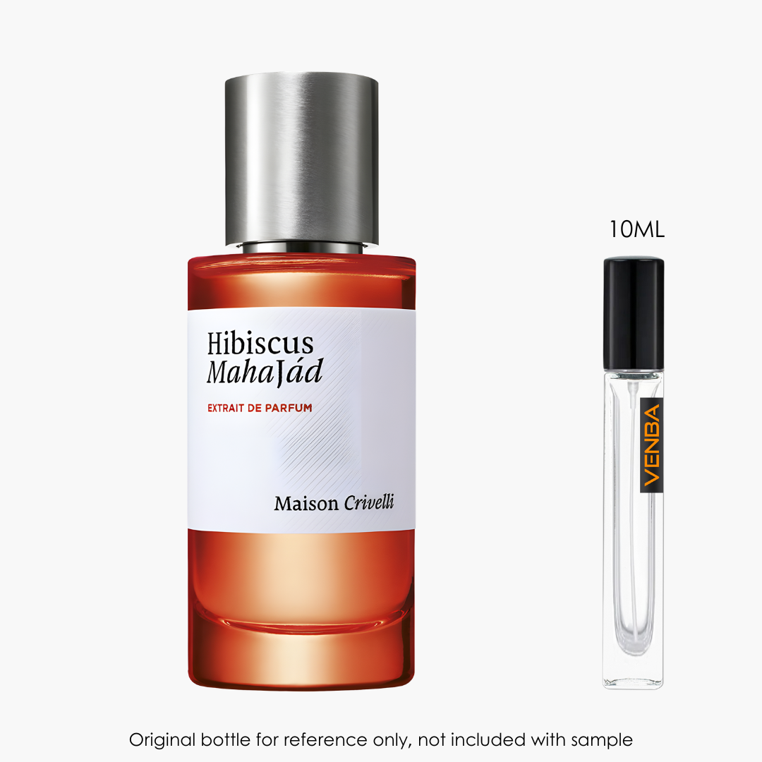 Maison Crivelli Hibiscus Mahajad Extrait by Maison Crivelli for Unisex — fragrance bottle close-up | Venba Fragrance