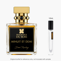 Fragrance du Bois Minuit Et Demi EDP by Fragrance du Bois for Unisex — fragrance bottle close-up | Venba Fragrance